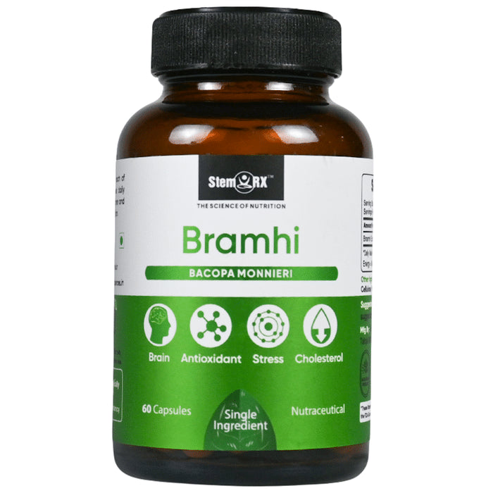 Buy StemRx Bramhi Capsule for Stress Relief & Brain Health Online ...