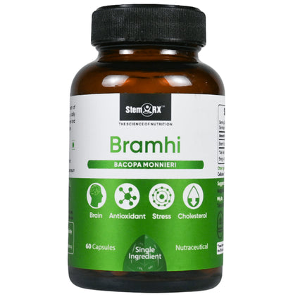 Buy StemRx Bramhi Capsule for Stress Relief & Brain Health Online ...
