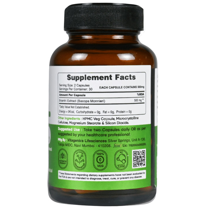 Buy StemRx Bramhi Capsule for Stress Relief & Brain Health Online ...