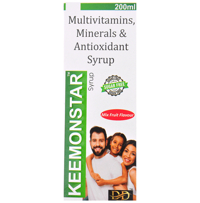 Keemonstar Syrup Mix Fruit Flavour Sugar Free - Classic Derma