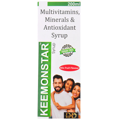 Keemonstar Syrup Mix Fruit Flavour Sugar Free - Classic Derma