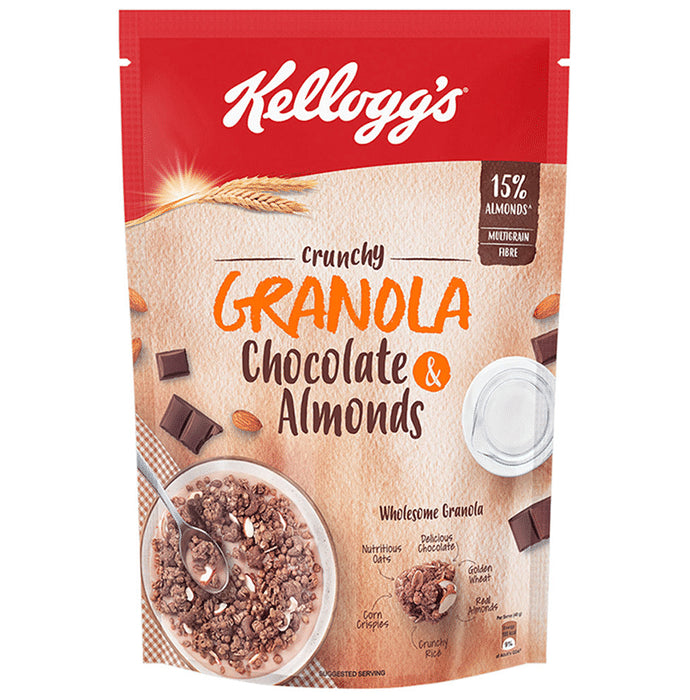 Kellogg's Chocolate & Almonds Crunchy Granola - Classic Derma