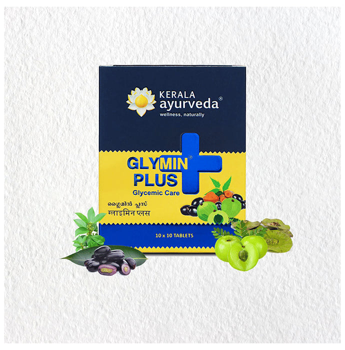 Kerala Ayurveda Glymin Plus Tablet | Glycemic Care