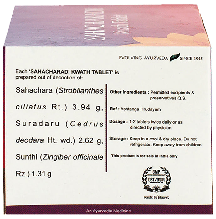 Kerala Ayurveda Sahacharadi Kwath Tablet