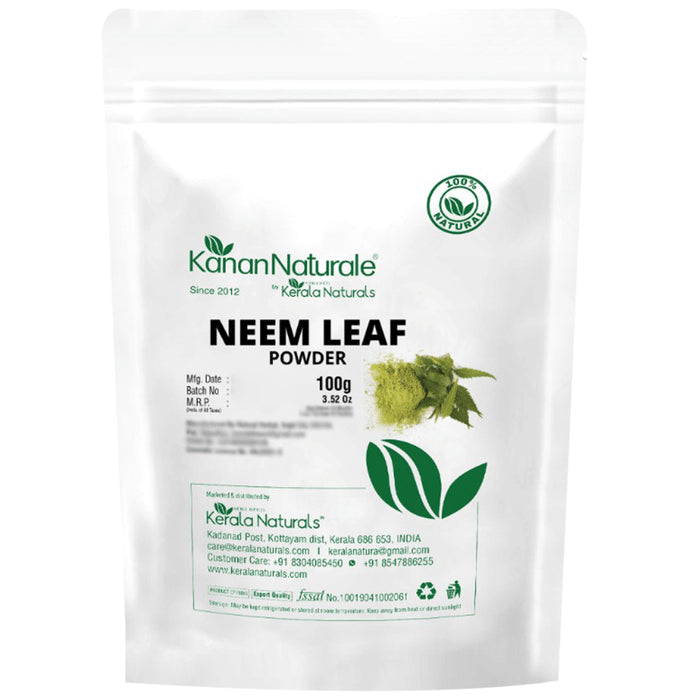 Kerala Naturals Organic Neem Leaf Powder - Classic Derma