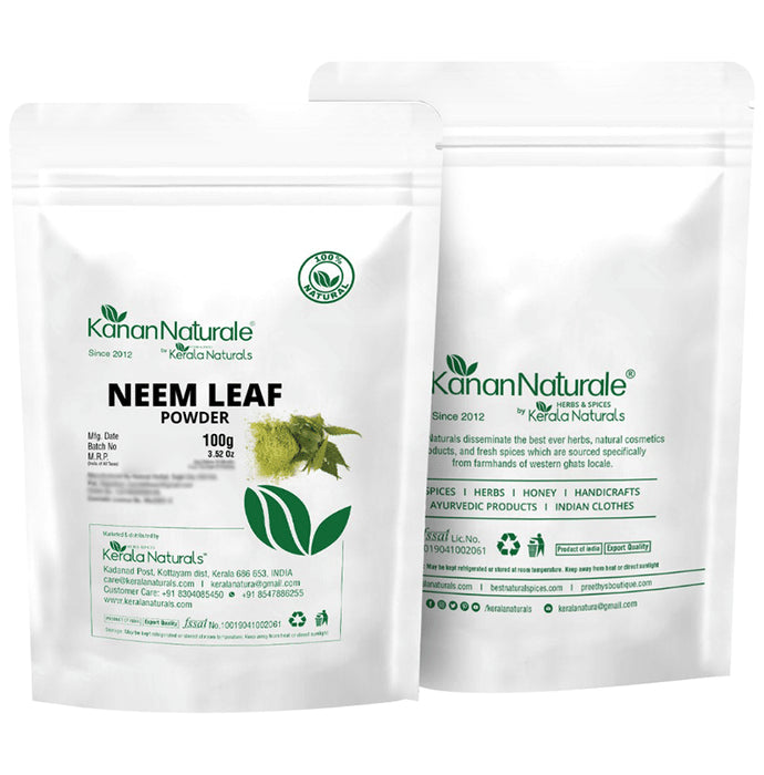 Kerala Naturals Organic Neem Leaf Powder