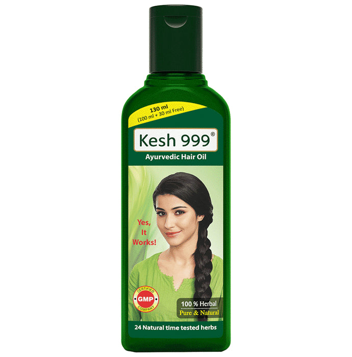 Kesh 999 Ayurvedic Hair Oil (130ml Each) - Classic Derma