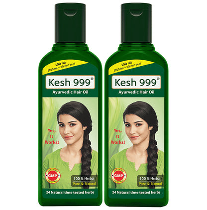 Kesh 999 Ayurvedic Hair Oil (130ml Each) - Classic Derma