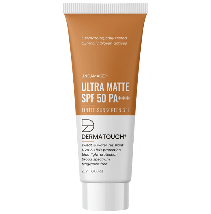 Dermatouch Ultra Matte Tinted Sunscreen Gel SPF 50 PA+++ - Classic Derma
