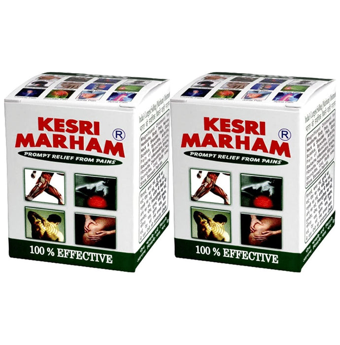 Kesri Marham Prompt Relief from Pain Balm (100gm Each) - Classic Derma