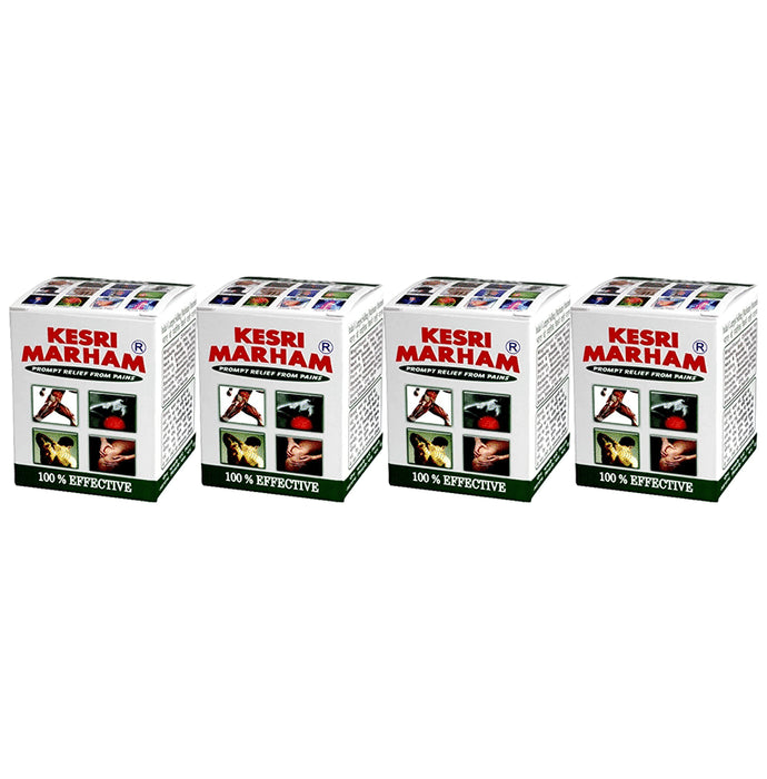 Kesri Marham Prompt Relief from Pain Balm (100gm Each) - Classic Derma