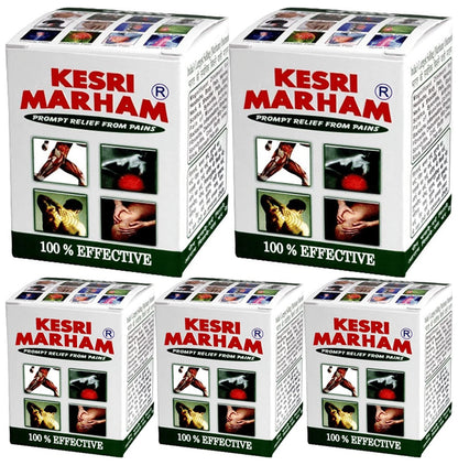 Kesri Marham Prompt Relief from Pain Balm (100gm Each) - Classic Derma