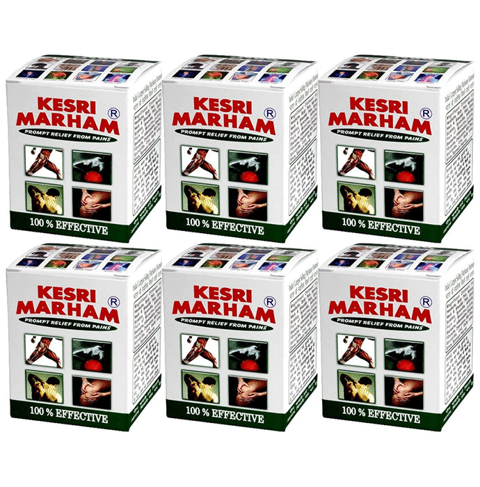 Kesri Marham Prompt Relief from Pain Balm (100gm Each) - Classic Derma
