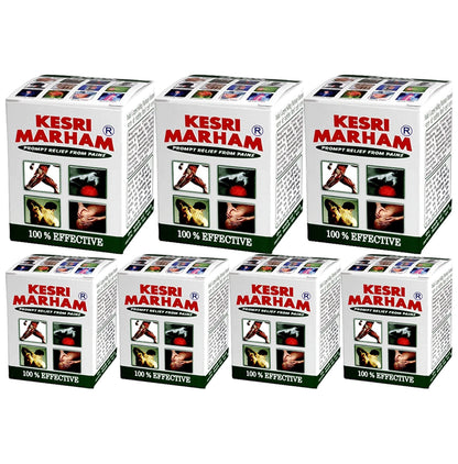Kesri Marham Prompt Relief from Pain Balm (100gm Each) - Classic Derma