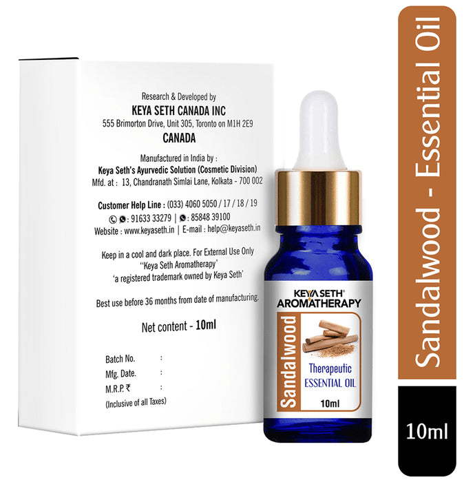 Keya Seth Aromatherapy Therapeutic Essential Oil Sandalwood