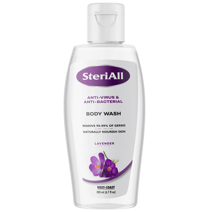 SteriAll Anti-Virus & Anti-Bacterial Body Wash Lavender - Classic Derma