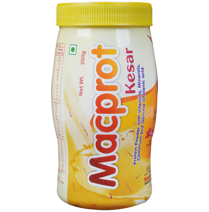 Macprot Protein with Vitamins & Minerals | Flavour Kesar Powder - Classic Derma