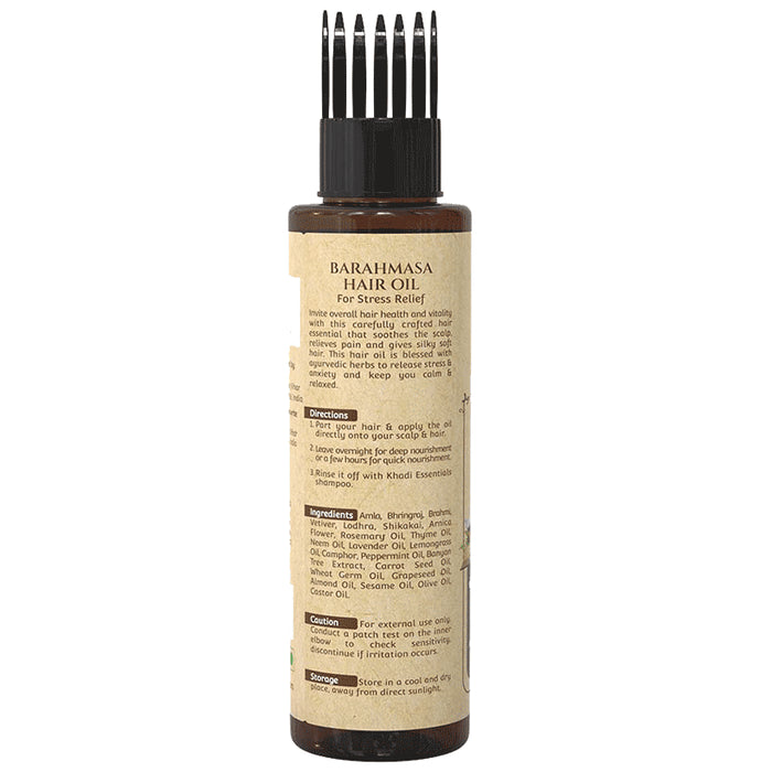 Khadi Essentials Barahmasa Hair Oil