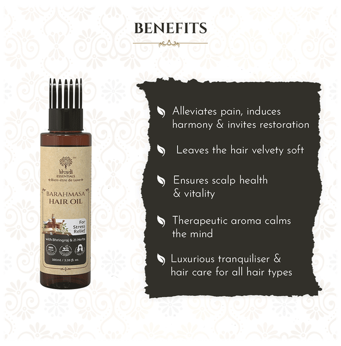 Khadi Essentials Barahmasa Hair Oil