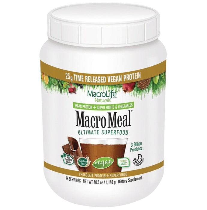 Macrolife Naturals Macro Meal Powder Chocolate - Classic Derma