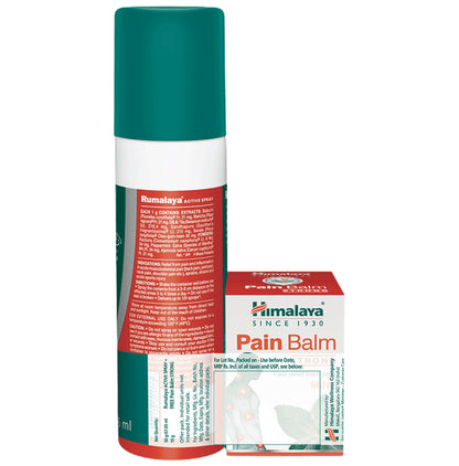 Himalaya Active Spray with 10gm Strong Pain Balm Free