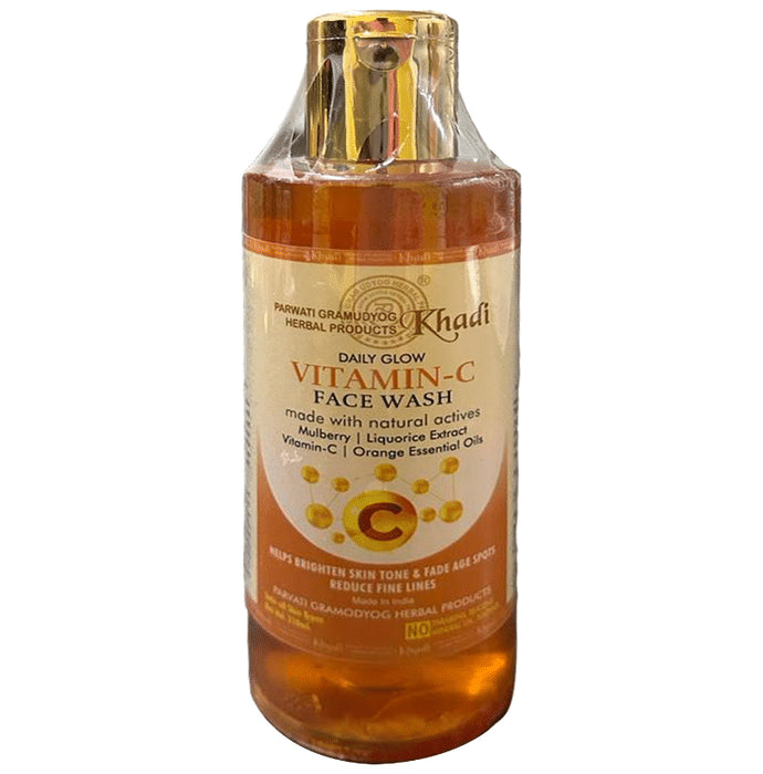 Khadi Herbal Vitamin C Face Wash - Classic Derma