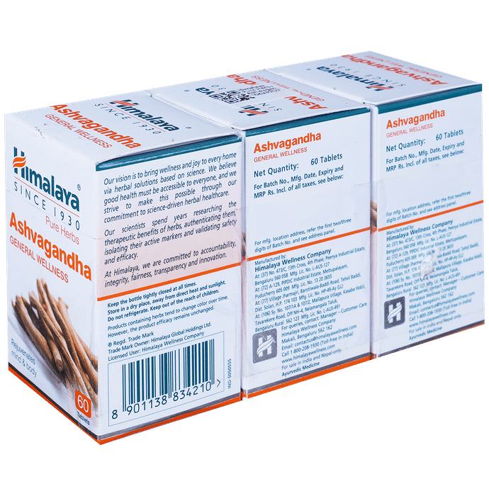 Himalaya Ashvagandha| Stress Relief Supplement || Rejuvenates Mind & Body|