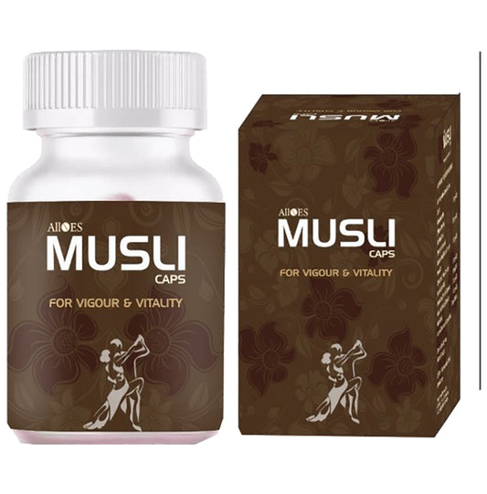 Alloes Musli Capsule for Vigour & Vitality - Classic Derma