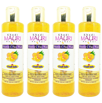 Khadi Mauri Herbal Vitamin C Face Wash (210ml Each)) - Classic Derma