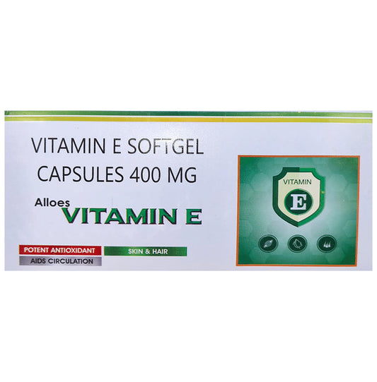 Alloes Vitamin E Softgel Capsules (10 Each) - Classic Derma