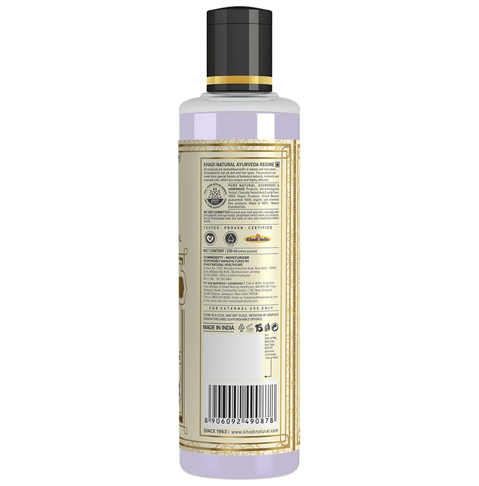 Khadi Naturals Moisturizer Lavender, SLS & Paraben Free
