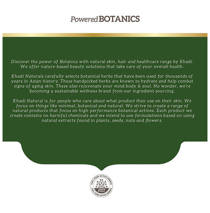 Khadi Naturals Neem Aloe Vera Hair Mask Powered Botanics