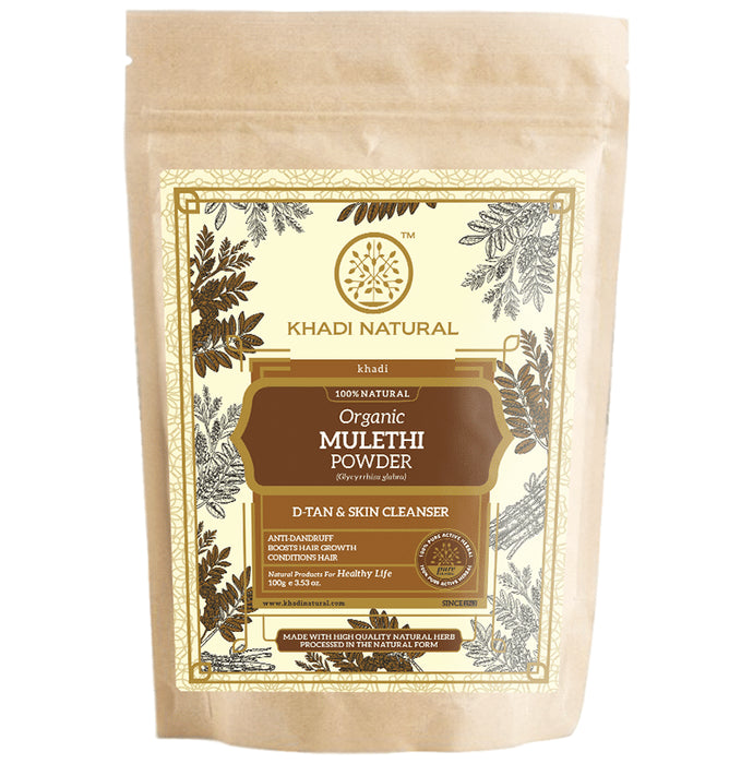 Khadi Naturals Organic Mulethi Powder - Classic Derma
