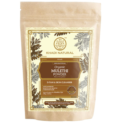 Khadi Naturals Organic Mulethi Powder - Classic Derma
