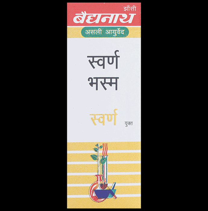 Baidyanath (Jhansi) Swarna Bhasma with Gold (1gm Each)