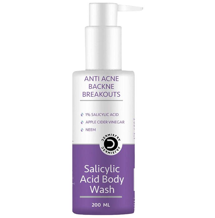 Dermistry 1% Salicylic Acid Back Acne Body Wash - Classic Derma