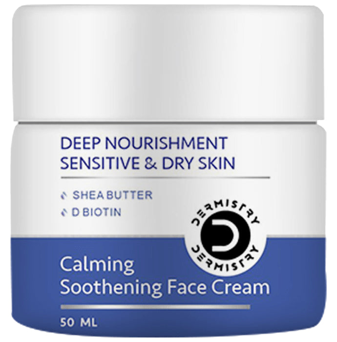 Dermistry Sensitive & Dry Skin Calming Soothening Face Cream - Classic Derma
