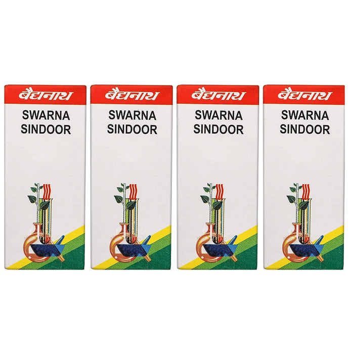 Baidyanath (Jhansi) Swarna Sindoor (2.5gm Each) - Classic Derma