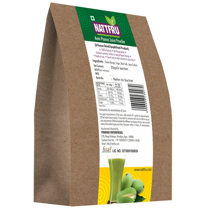 Nattfru Aam Panna Juice Powder Sachet (35gm Each)