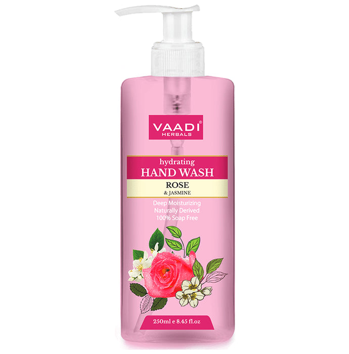 Vaadi Herbals Hydrating Rose and Jasmine Hand Wash - Classic Derma