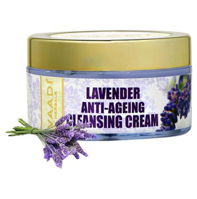 Vaadi Herbals Lavender Anti-Ageing Cleansing Cream - Classic Derma