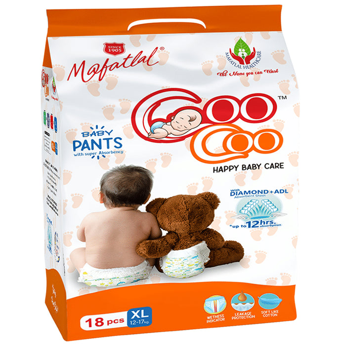 Mafatlal Coo Coo Baby Pants (18 Each) XL - Classic Derma