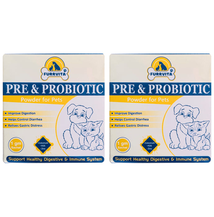 Furrvita Pre & Probiotic Powder Sachet (20 Each) - Classic Derma