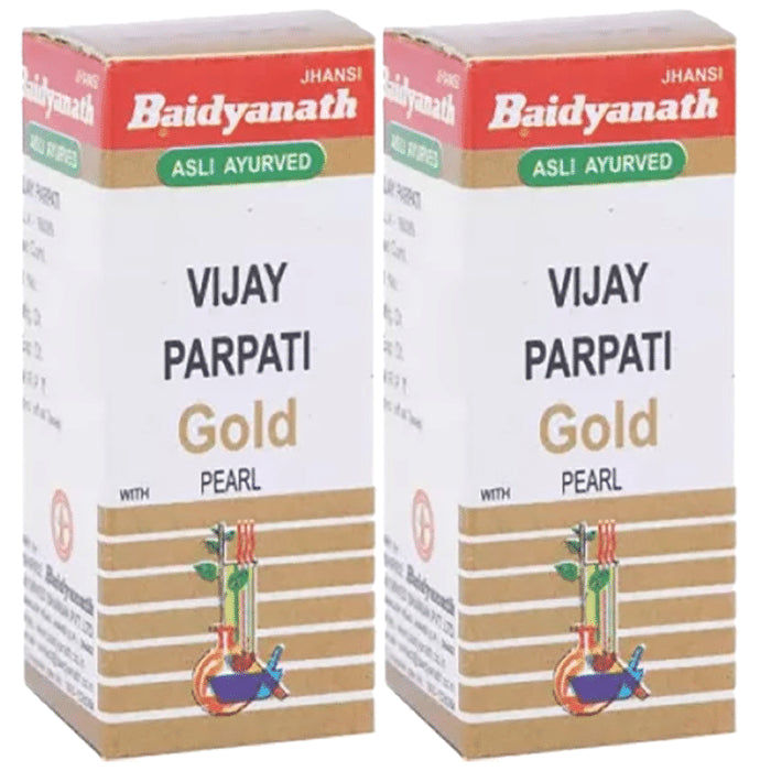 Baidyanath (Jhansi) Vijay Parpati Gold with Pearl (1gm Each)