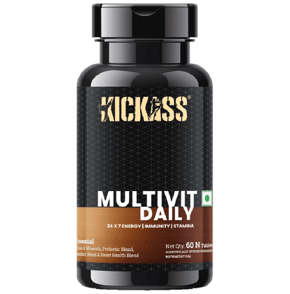 Kickass Multivit Daily Tablet - Classic Derma