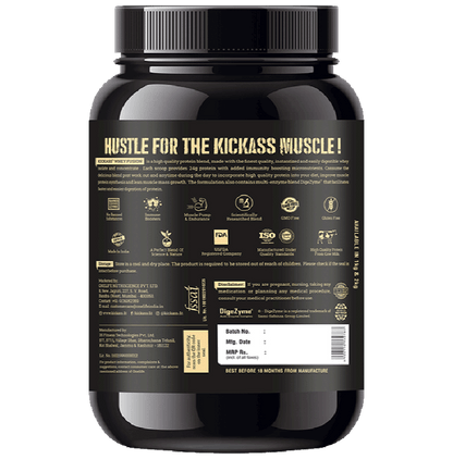 Kickass Whey Fusion Ideal Blend Of Whey Isolate + Concentrate Powder Choco Bliss