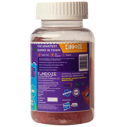 Kiddoze Peppa Pig DHA Veg Omega Gummies Strawberry