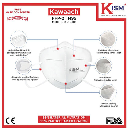Kism Kawaach KPS011 FFP2 N95 Face Mask