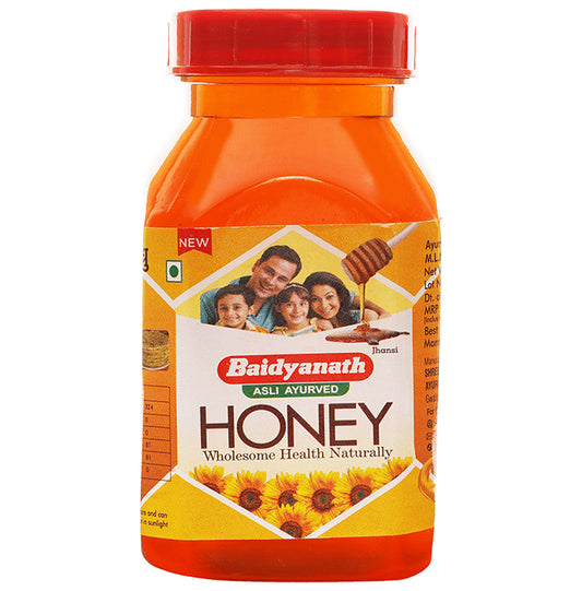 Baidyanath (Jhansi) Wild Flower Honey | Zero Added Sugar - Classic Derma