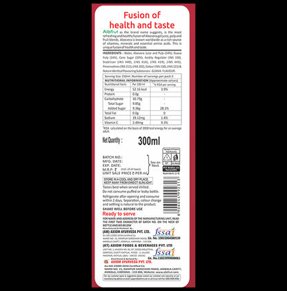 Alo Frut Guava Aloe Vera Chunks & Juice